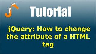 jQuery: How to change the attribute of a HTML tag