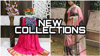 2020new saree's collection,pongal collection