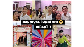 আজ আমাদের স্কুলে Carnival Function 😃❤️ কি কি করলাম?? দ্বিতীয় পার্ট খুব তাড়াতাড়ি আসবে ☺️#Part 1