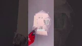 How to patch a drywall hole