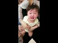 １歳赤ちゃん予防接種 6本一気打ち！！！痛いねぇ