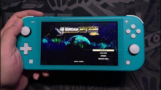 SD GUNDAM Battle Alliance Demo Gameplay On Nintendo Switch LITE