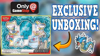 UNBOXING the GameStop Exclusive Pokémon Gyarados EX Premium Collection!