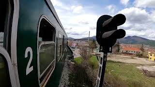 Rhodope narrow gauge railway from the train window