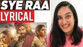 Sye Raa Title Song REACTION | Lyrical Video | Telugu | Chiranjeevi | Ram Charan!