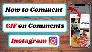 instagram gif option not showing|how to comment gif on instagram comments