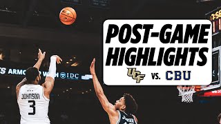 UCF Men's Basketball, 74 vs. California Baptist, 59 // FULL GAME HIGHLIGHTS // Dec. 1, 2024