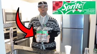 I Tried SPRITE Winter Spiced Cranberry and It Was a GAME CHANGER