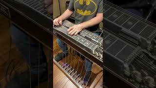 Pedal Steel Guitar Riff’n (Sponge Bob) #shorts #tutorial #pedalsteelguitar #spongebob