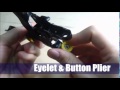 Eyelet and button pliers