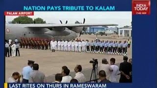 IAF Aircraft To Fly Abdul Kalam's Body To Madurai