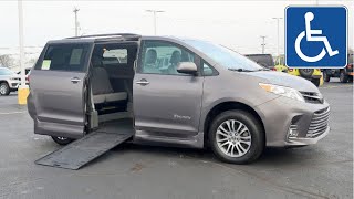 1 Owner! 2020 Toyota Sienna BraunAbility Side-Entry Wheelchair Van | Sherry Review