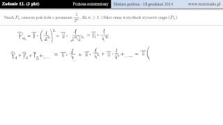 Zadanie 12 - matura próbna - rozszerzony - grudzień 2014