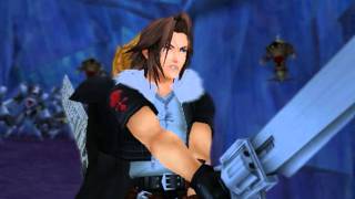 Kingdom Hearts II, English cutscene: 404 - Leon and Cloud - HD 720p