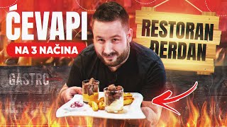 NAJBOLJI ĆEVAPI S JUGA *skadarlijski i banjalučki ĆEVAP* | RESTORAN ĐERDAN