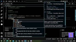 (MM) Python Sorting Made Simple: Exploring the sorted() Function