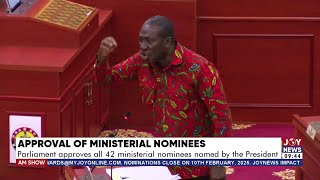 Approval of Ministerial Nominees: Sam George, 4 other Minister-nominees approved amid opposition