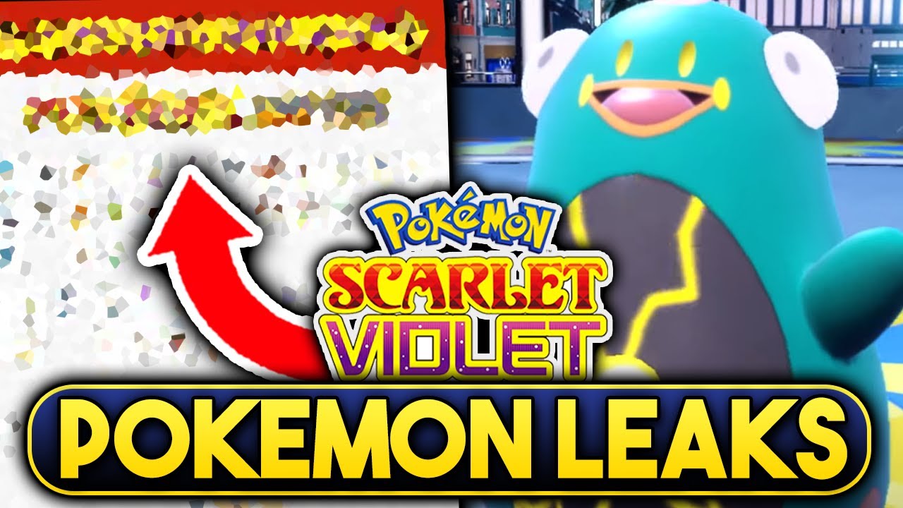 ALL NEW POKEMON LEAKED UPDATED! FULL GEN 9 POKEDEX LEAKS! Pokemon ...