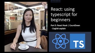 React using typescript | count down | react hook | english