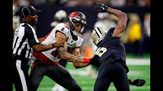 Here's what it sounded like as Mike Evans blindsided Marshon Lattimore to start brawl in Saints-Bucs