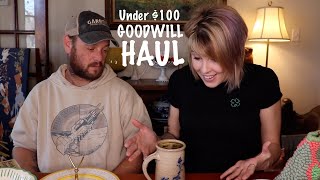 Under $100 Goodwill Haul | How much will we make? | Reselling