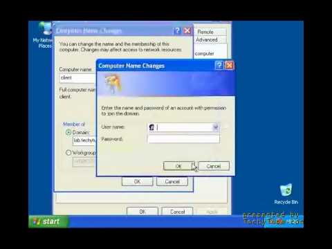 Присоединение клиента Windows XP к домену