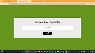 JavaScript Project | Random Background Color Changer