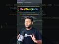RestTempltes In Spring #javaframework #programming #springboot #coding #java