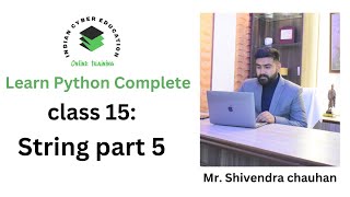 python strings part 5 | python tutorial in Hindi | call us @9990211148