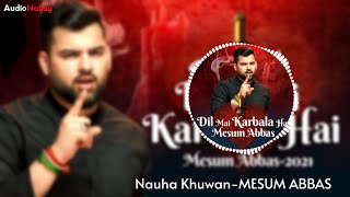 Dil Main Karbala Hai New Noha 2021-22 | Mesum Abbas New Noha 2021 | Full Audio Nohay