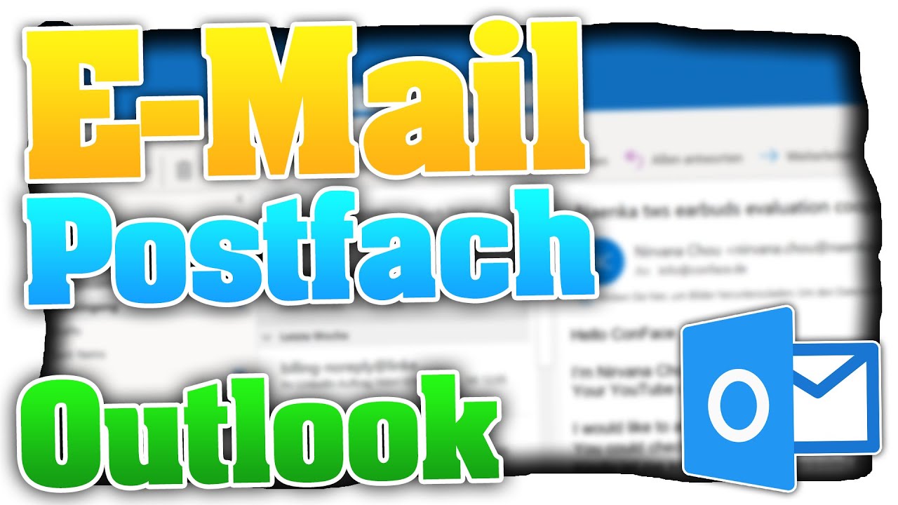 E-Mail Postfach Bei Outlook Hinzufügen! E-Mail Adresse In Outlook ...