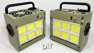 How to Make a Rechargeable Emergency Light with Bluetooth Speaker // DIY Flashlight