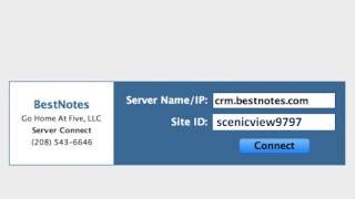 Logging Into BestNotes