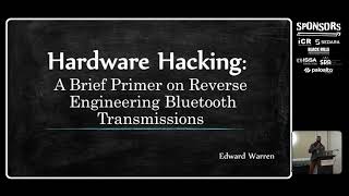BSides Rochester 2023 Hardware Hacking:A Brief Primer on Reverse Engineering Bluetooth Transmissions