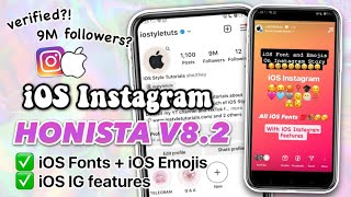 iOS Instagram Honista v8.2 Full Tutorial with iOS Fonts \u0026 iOS Emoji Features