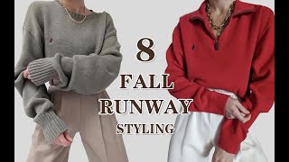 【搭配师分享】2022年8个必学秋冬顶级造型公式｜8 Fall\u0026Winter Runway Show Styling Tips❗️