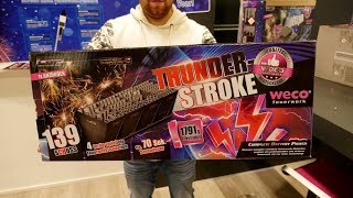 100€ LIDL Neuheit Silvester 2019 XXL Verbund Thunderstroke Weco | PyroExtremGermany