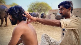 ASMR Village Massage 💆‍♂️ Head & Back Therapy for Deep Sleep 😴 Ultimate Relaxation