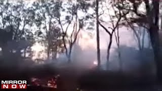 Miscreants Set Forest On Fire In Karnataka