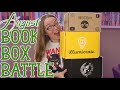 AUGUST BOOK BOX BATTLE | Dark Academia galore! | OwlCrate vs. Illumicrate vs. FairyLoot