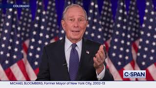 Mike Bloomberg at 2020 Democratic National Convention