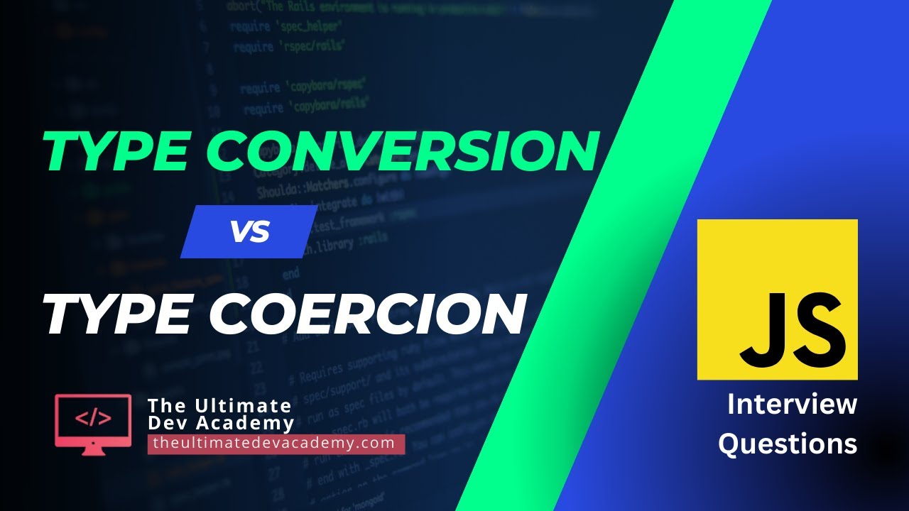 Type Conversion Vs Type Coercion | JavaScript Interview Question - 2 ...