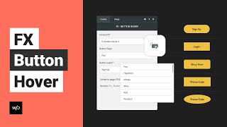 FX – Button Hover Widget | Tutorial by Without Code