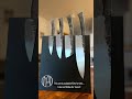 Rough FORGED Chef Knife set ! #blacksmith #chef #cook #shorts #forged #viral #satisfying #grind
