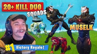 Carrying Muselk in Squad Games as Duos! - Fortnite Battle Royale