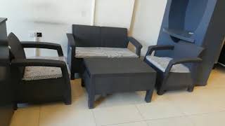 Good quality Plastic Rattan sofa set