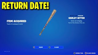 HARLEY HITTER PICKAXE RETURN DATE in FORTNITE ITEM SHOP! (Harley Hitter Returning Chapter 6)