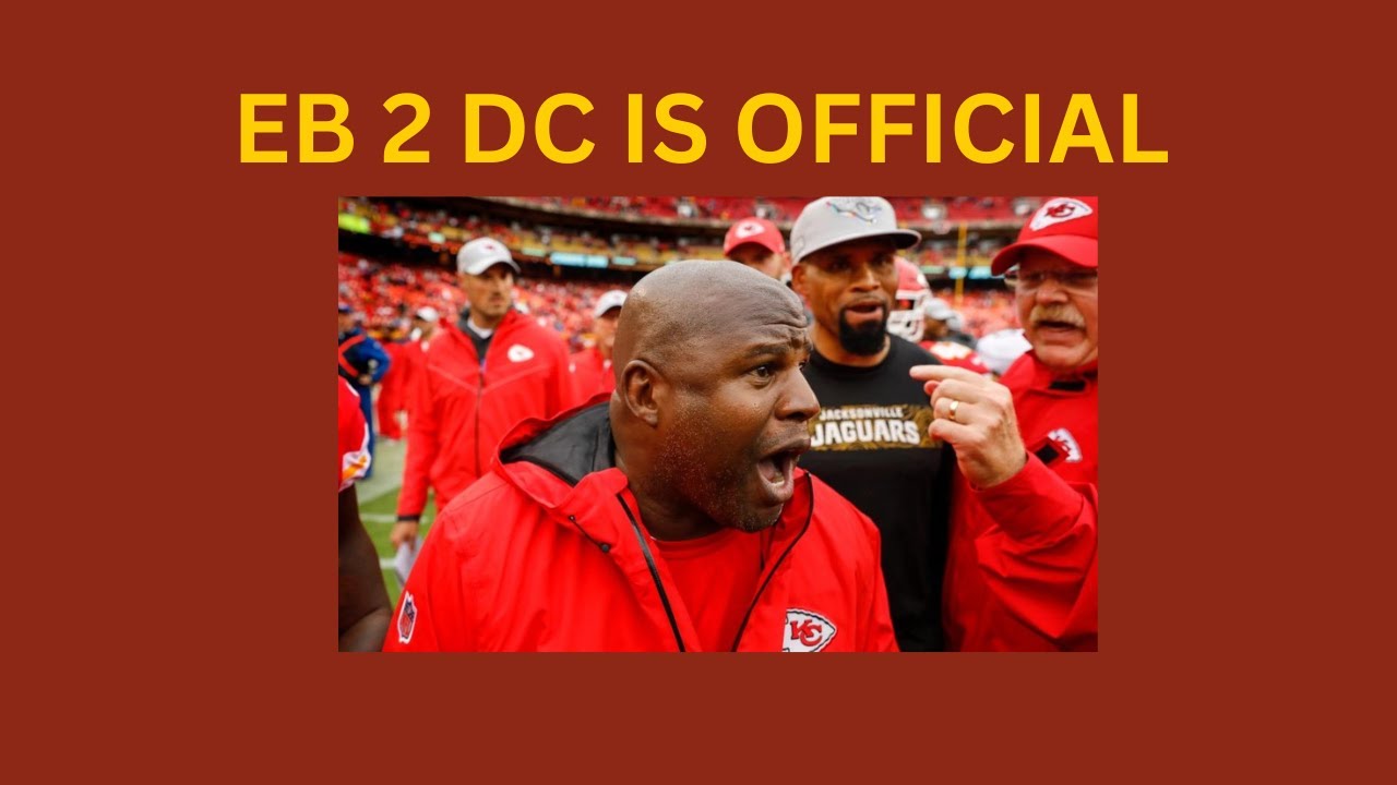 Eric Bieniemy To The Washington Commanders Official! - YouTube