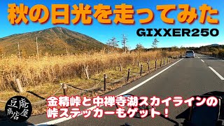 【GIXXER250】秋のいろは坂に行ってみた【前回の続き】