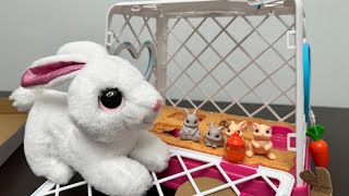 Zuru Pets Alive Mama Bunny \u0026 Baby Surprise Toys Unboxing \u0026 Review